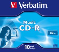 Verbatim 43365 CD-R disc 10 stuk(s) Jewelcase - thumbnail
