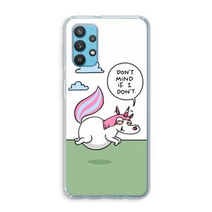 Unicorn: Samsung Galaxy A32 4G Transparant Hoesje