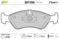 Valeo Remblokset 301184