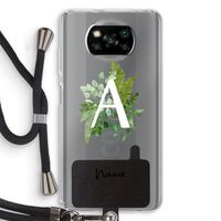 Green Brush: Xiaomi Poco X3 NFC Transparant Hoesje met koord
