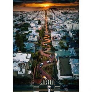 Ravensburger Puzzel San Francisco Lombard Street 1000 Stukjes