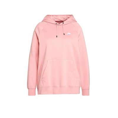Nike Plus Size hoodie roze/wit Nike Plus Size hoodie roze/wit