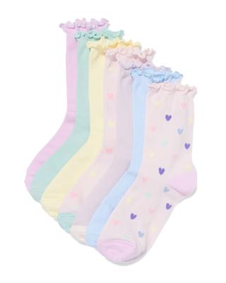 HEMA Sokken Maat 36-41 Pastel - 7 Stuks