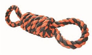 Happy Pet nuts for knots extreme spoel 8 vorm tugger grijs / oranje