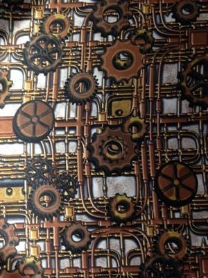 Sjaal / shawl Steampunk