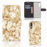 Huawei P20 Pro | Bookcase | Marmer Goud | Portemonnee hoesje