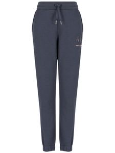 Armani Exchange pantalon de jogging à ornements en cristal - Bleu