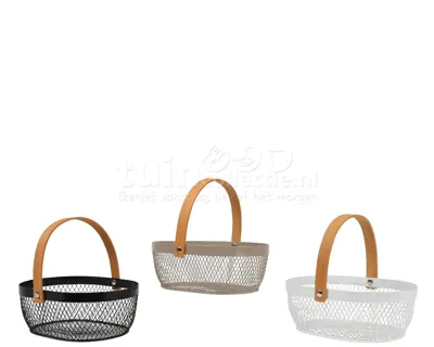 Paasmandje IJzer 20x15cm Assorti 1st