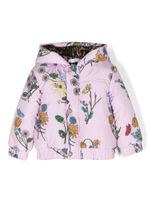 Roberto Cavalli Junior doudoune à fleurs - Rose - thumbnail