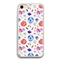 Bloemetjes: iPhone 7 Transparant Hoesje