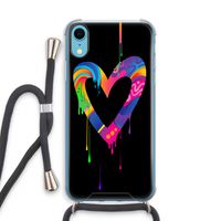 Melts My Heart: iPhone XR Transparant Hoesje met koord Melts My Heart: iPhone XR Transparant Hoesje met koord