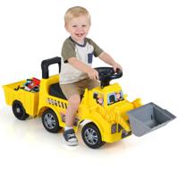 Kindergraafmachine Met Schep Afneembare Aanhanger En Opbergvak Rijd- en Duwvoertuig