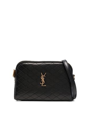 Saint Laurent sac à bandoulière Gaby à design matelassé - Noir