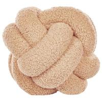 Beliani - MALNI - Sierkussen - Beige - 19 x 19 cm - Bouclé