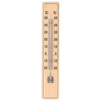Thermometer buiten - beukenhout - 20 cm   -