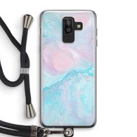 Fantasie pastel: Samsung Galaxy J8 (2018) Transparant Hoesje met koord