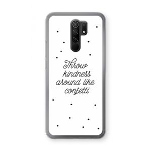 Confetti: Xiaomi Redmi 9 Transparant Hoesje