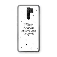 Confetti: Xiaomi Redmi 9 Transparant Hoesje