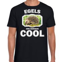 Dieren egel t-shirt zwart heren - egels are cool shirt