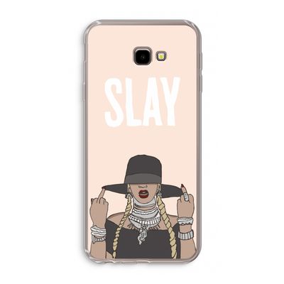 Slay All Day: Samsung Galaxy J4 Plus Transparant Hoesje