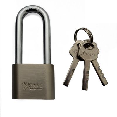 Hangslot van edelstaal 40 mm met hoge beugel