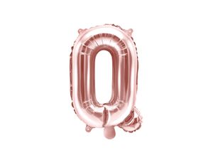 Folieballon Q Rose Goud 35 cm