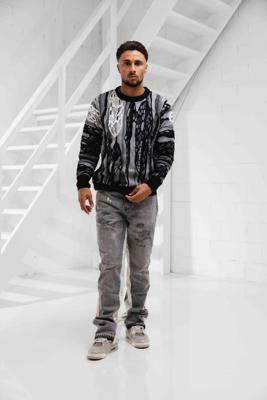 Carlo Colucci C12502 201 Sweater Heren Zwart - Maat XS - Kleur: Zwart | Soccerfanshop