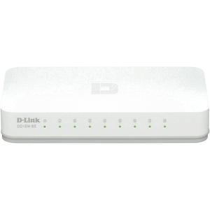 D-Link GO-SW-8E Netwerk switch 8 poorten 100 MBit/s