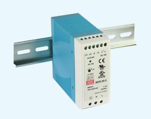 Mean Well MDR-40-24 DIN-rail netvoeding 24 V/DC 1.74 A 40 W Aantal uitgangen: 1 x Inhoud: 1 stuk(s)