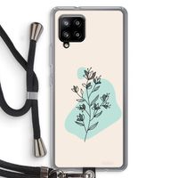 Violets are blue: Samsung Galaxy A42 5G Transparant Hoesje met koord