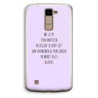 Relatief: LG K10 (2016) Transparant Hoesje