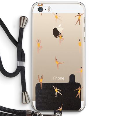 Dans #2: iPhone 5 / 5S / SE Transparant Hoesje met koord