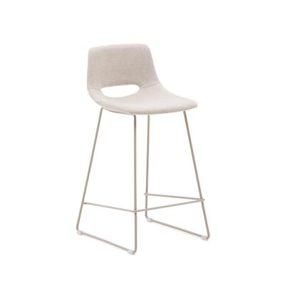 Kave Home Barkruk 'Zahara' kleur Beige (zithoogte 65cm)