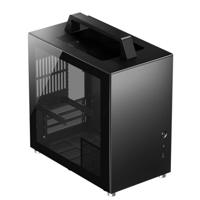 Jonsbo Jonsbo T8 PLUS Mini-ITX Gehäuse, Tempered Glass - schwarz Mini-tower Gaming-behuizing, Behuizing Zwart