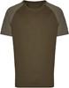 Miners Mate MY110 Men´s Tee - Olive/Heather Olive - L