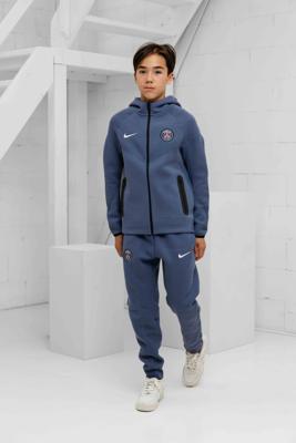 Paris Saint-Germain Tech Fleece Trainingspak Junior 2025/2026 - Maat 140 - Kleur: Blauw | Soccerfanshop