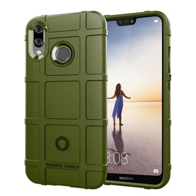 Volledige dekking schokbestendig TPU Case voor Huawei P20 Lite/Nova 3e (groen)