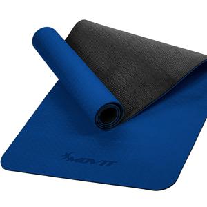 Yogamat 190 x 100 x 0,6 cm - Donker Blauw