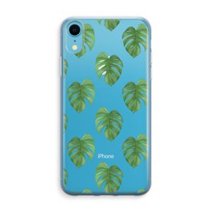 Monstera leaves: iPhone XR Transparant Hoesje