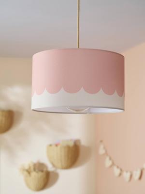 Lampenkap voor hanglamp Festons lichtroze