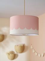 Lampenkap voor hanglamp Festons lichtroze