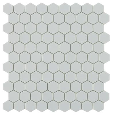 By Goof mozaiek hexagon light grey 3,5x3,5cm By Goof mozaiek hexagon light grey 3,5x3,5cm