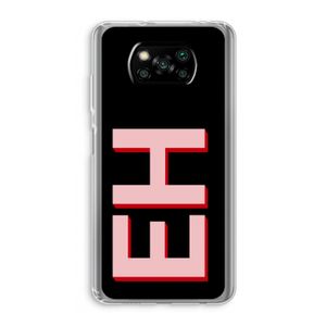 Monogram: Xiaomi Poco X3 Pro Transparant Hoesje