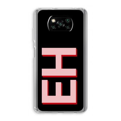 Monogram: Xiaomi Poco X3 Pro Transparant Hoesje