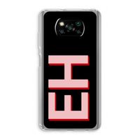 Monogram: Xiaomi Poco X3 Pro Transparant Hoesje