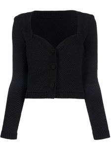 Nanushka cardigan à coupe slim - Noir