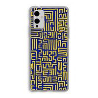 Majorelle Blue Print: OnePlus 9 Transparant Hoesje