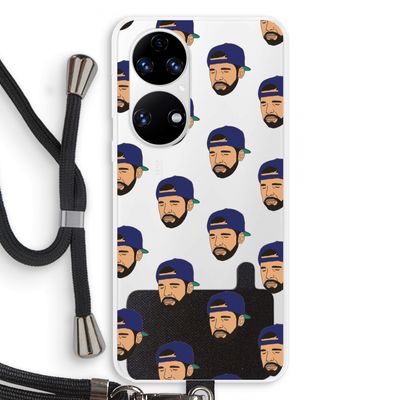 Drake Away: Huawei P50 Transparant Hoesje met koord