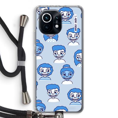 Gezichtjes: Xiaomi Mi 11 Transparant Hoesje met koord