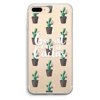 Cactus quote: iPhone 7 Plus Transparant Hoesje
